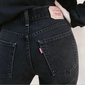 Levi’s | Vintage Faded Black 501’s Made in USA